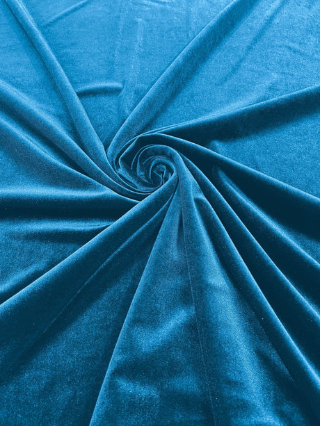 Stretch Velvet Stretch Velvet Fabric - 58" Wide, Apparel, Costumes, 90% Polyester 10% Spandex (1 Yard)