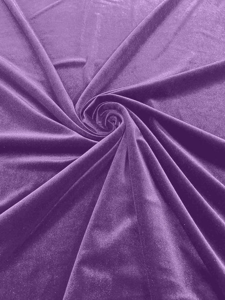 Stretch Velvet Stretch Velvet Fabric - 58" Wide, Apparel, Costumes, 90% Polyester 10% Spandex (1 Yard)