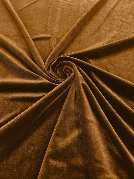 Stretch Velvet Stretch Velvet Fabric - 58" Wide, Apparel, Costumes, 90% Polyester 10% Spandex (1 Yard)