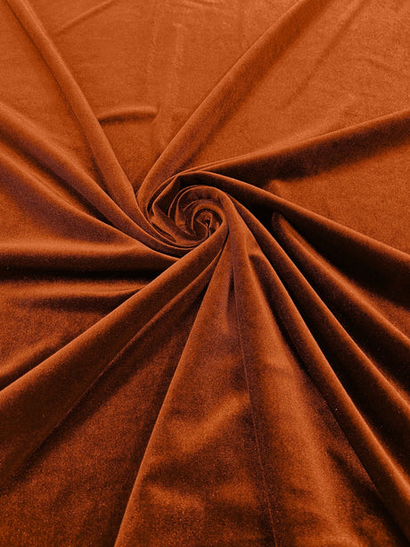 Stretch Velvet Stretch Velvet Fabric - 58" Wide, Apparel, Costumes, 90% Polyester 10% Spandex (1 Yard)