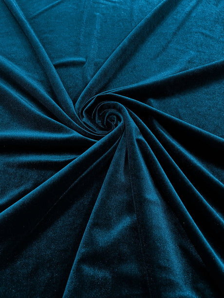 Stretch Velvet Stretch Velvet Fabric - 58" Wide, Apparel, Costumes, 90% Polyester 10% Spandex (1 Yard)