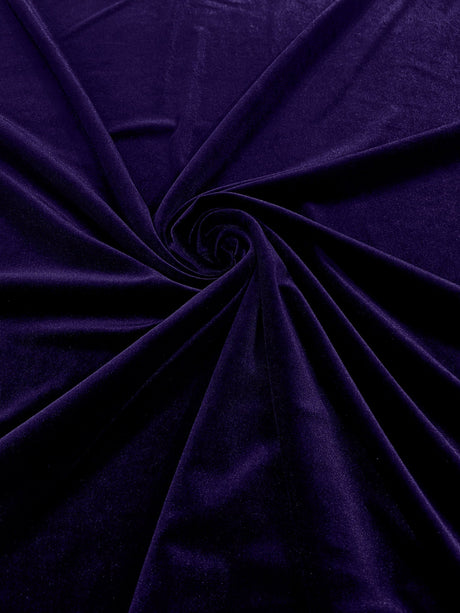 Stretch Velvet Stretch Velvet Fabric - 58" Wide, Apparel, Costumes, 90% Polyester 10% Spandex (1 Yard)