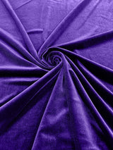 Stretch Velvet Stretch Velvet Fabric - 58" Wide, Apparel, Costumes, 90% Polyester 10% Spandex (1 Yard)