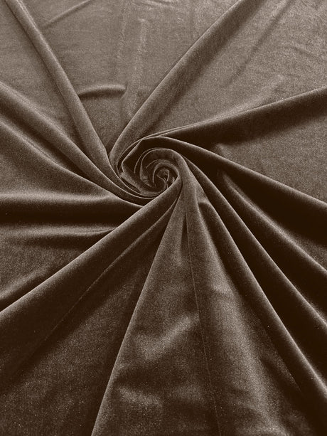 Stretch Velvet Stretch Velvet Fabric - 58" Wide, Apparel, Costumes, 90% Polyester 10% Spandex (1 Yard)