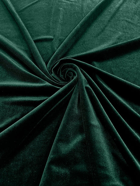 Stretch Velvet Stretch Velvet Fabric - 58" Wide, Apparel, Costumes, 90% Polyester 10% Spandex (1 Yard)