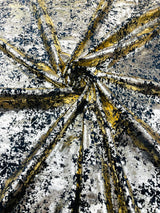 Stretch Velvet Splatter Foil Design Foil Stretch Velvet Fabric - Red, Royal Blue, Copper, Silver, Gold, 58" Width (1 Yard)