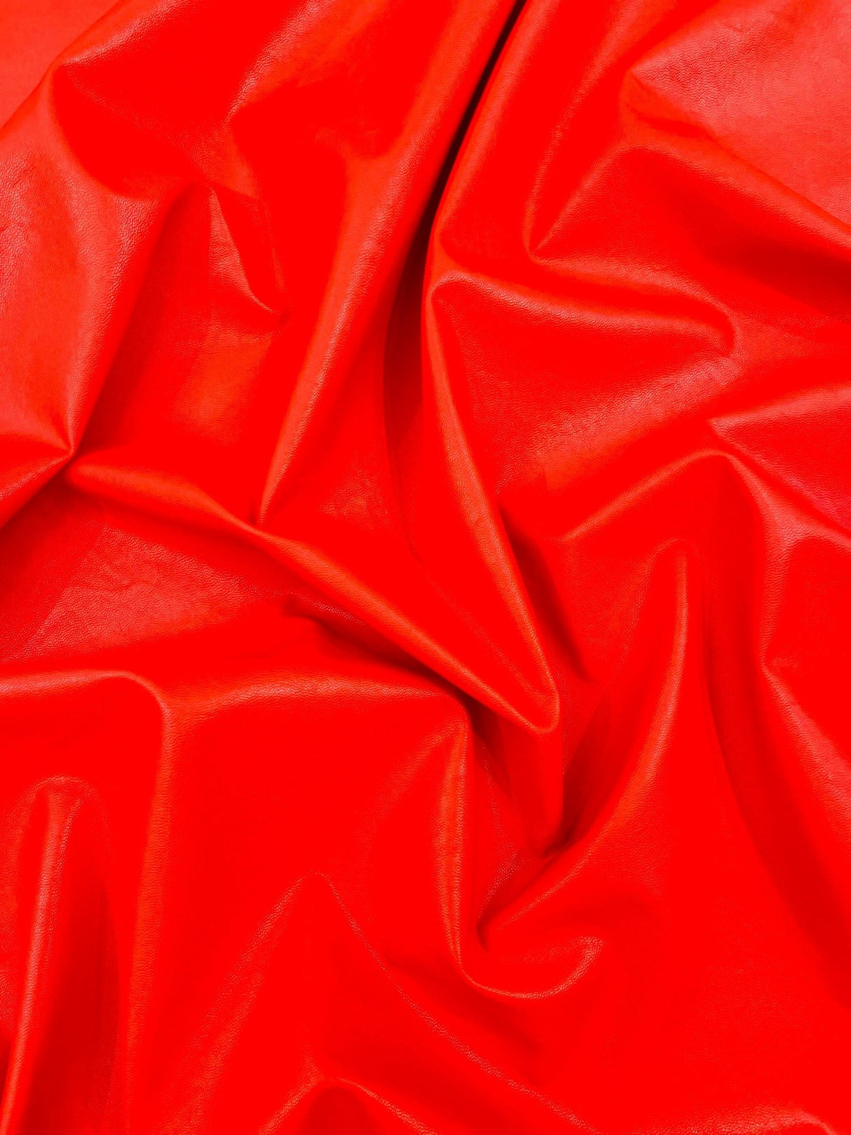 Stretch Vinyl Fabric - Black, White, Red, 54" Width (1 Yard)