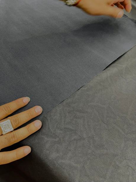 Stretch Vinyl Fabric - Black, White, Red, 54" Width (1 Yard)