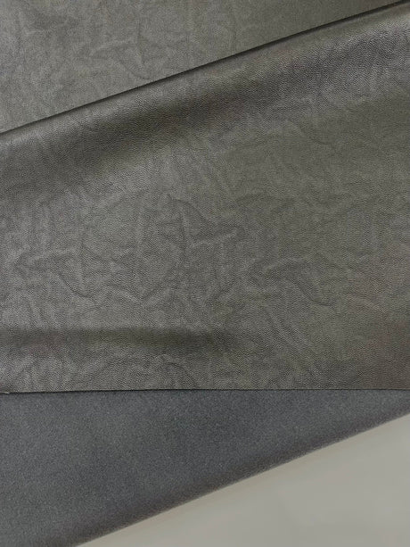 Stretch Vinyl Fabric - Black, White, Red, 54" Width (1 Yard)