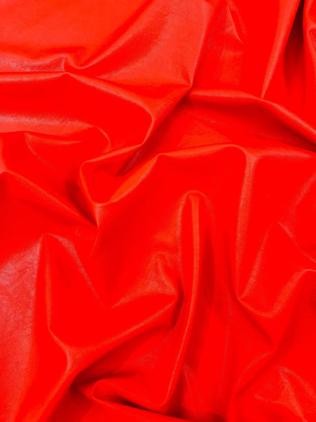 Stretch Vinyl Fabric - Black, White, Red, 54" Width (1 Yard)