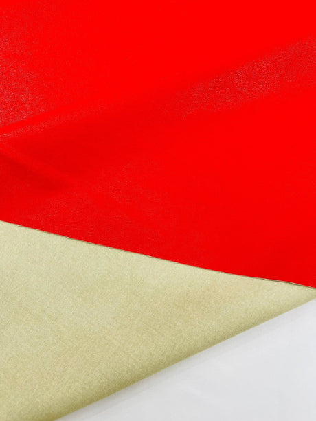 Stretch Vinyl Fabric - Black, White, Red, 54" Width (1 Yard)