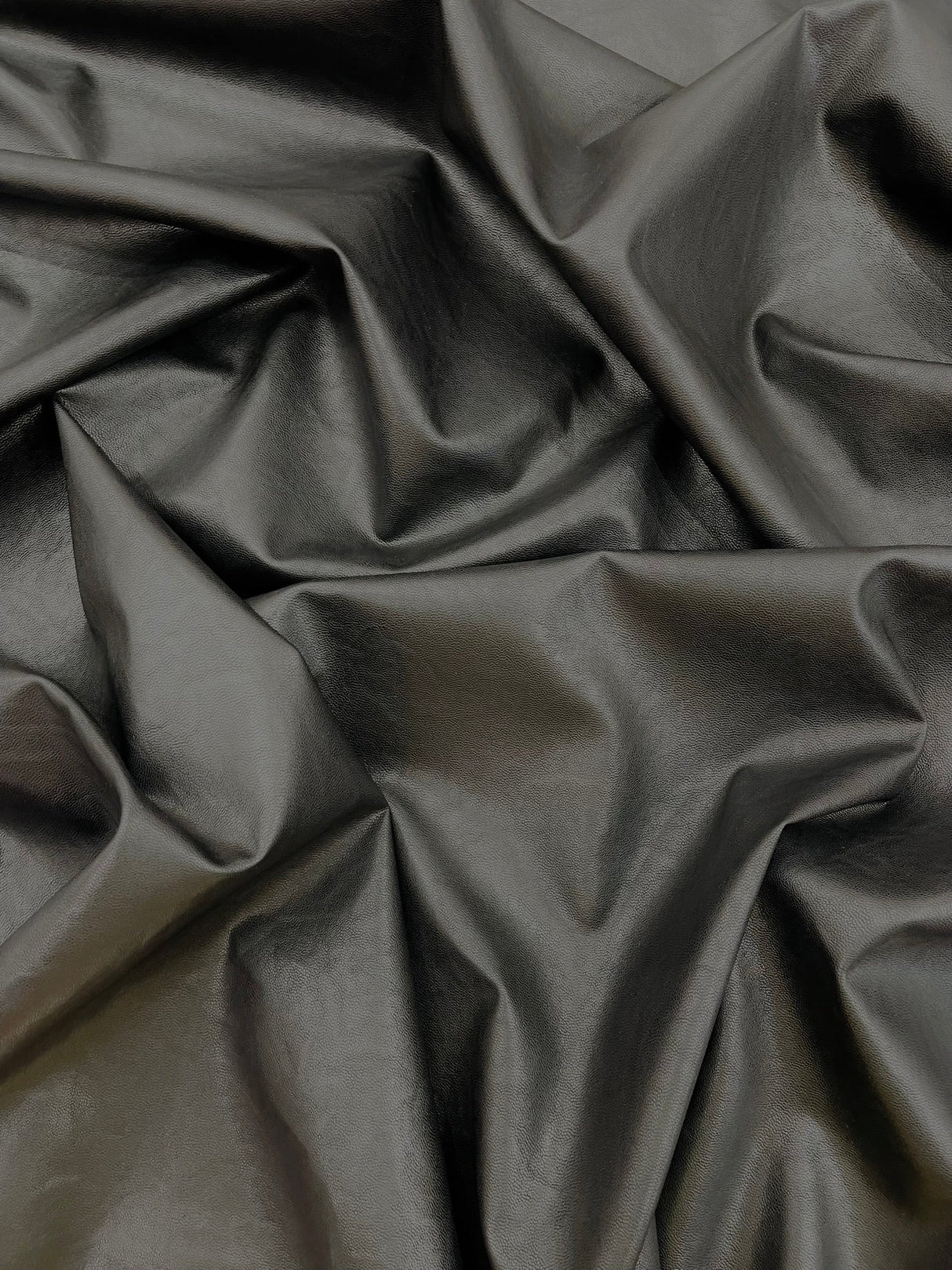 Stretch Vinyl Fabric - Black, White, Red, 54" Width (1 Yard)