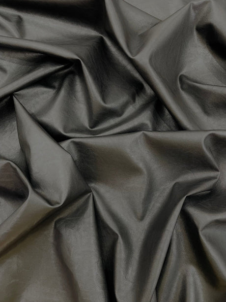 Stretch Vinyl Fabric - Black, White, Red, 54" Width (1 Yard)