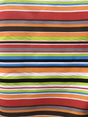 Multi Stripe Color Poly Cotton Fabric - Multi Color Stripes, 59/60" Width (1 Yard)