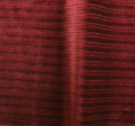 Steam Velour Drop Needle 8X3 Polyester Spandex Fabric - Burgundy, 58/60" Width (1 Yard)