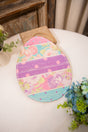 12" Striped Pattern Easter Egg