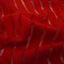 Striped Stretch Mesh Fabric - Striped Mesh, 57" Width, 4-Way Stretch (1 Yard)