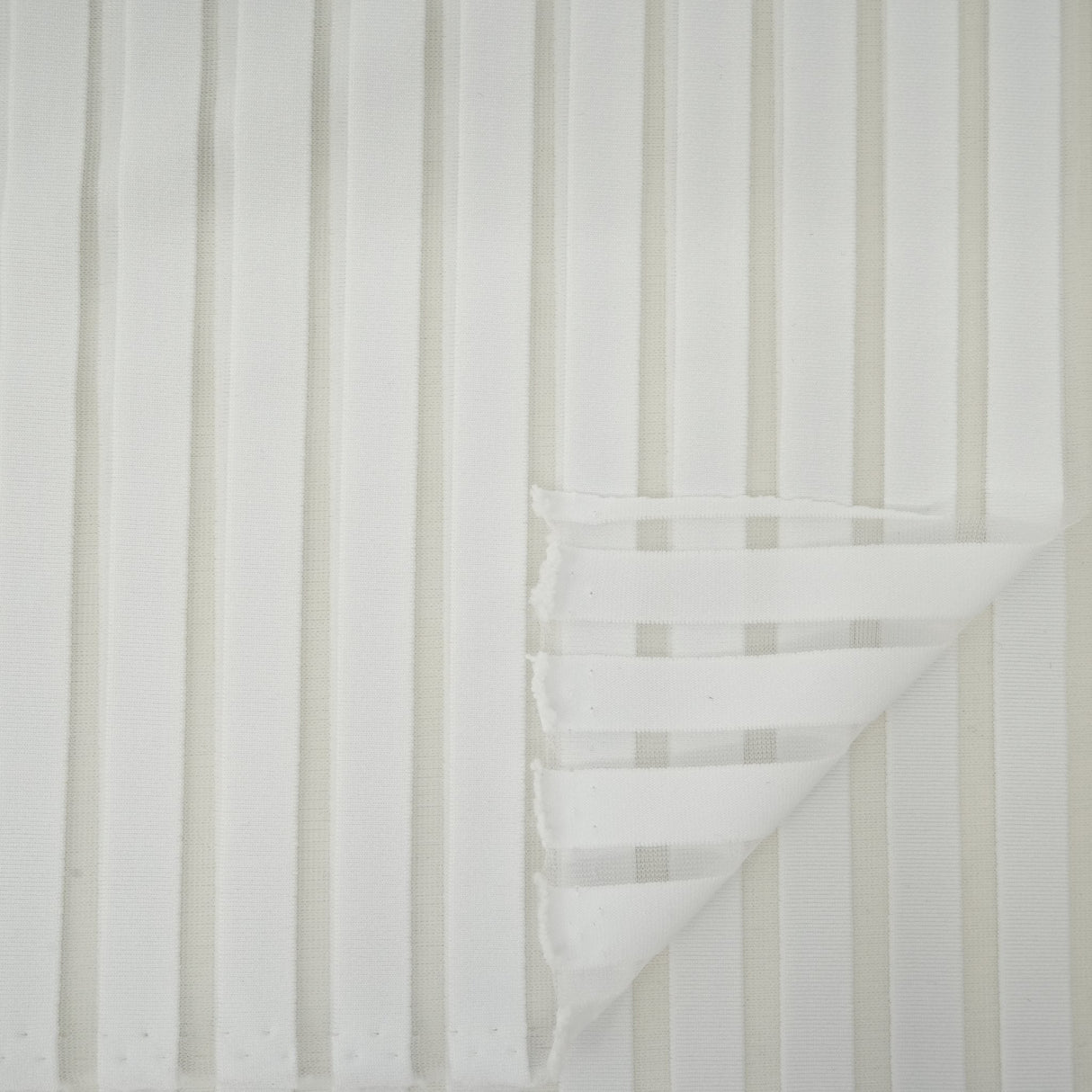 Striped Stretch Mesh Fabric