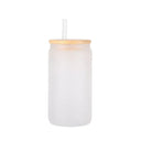 16Oz Frosted Glass Tumbler - Clear, Matte, Double Wall Insulated, 16 Oz (1 Unit)