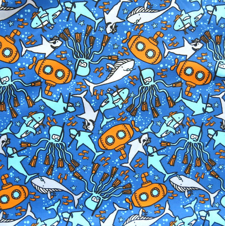 Microfiber Boardshort Fabric Submarine Odyssey