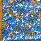 Microfiber Boardshort Fabric Submarine Odyssey