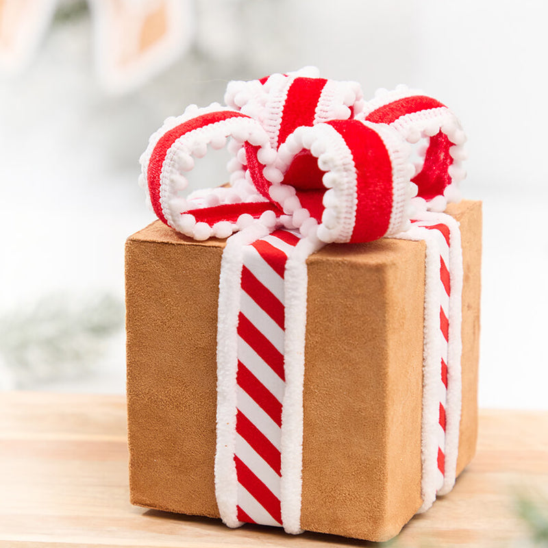 6" Gingerbread Gift Box Ornament