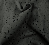 Suede Knit Punching Solid Olive Polyester Fabric - Solid Olive, 58/60" Width (1 Yard)
