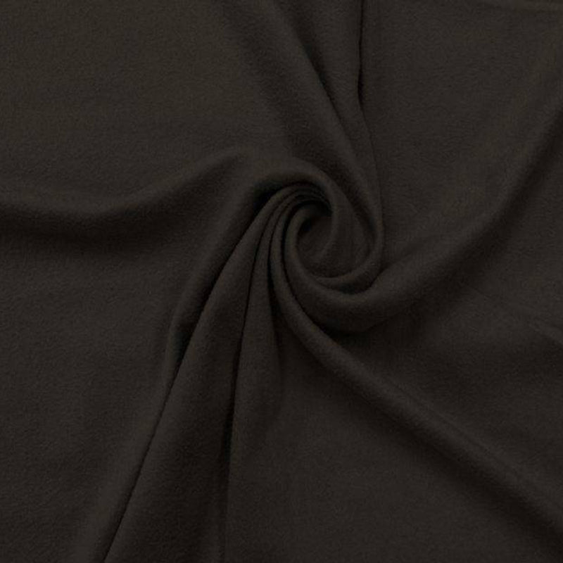 1 Yard Black Suede Knit Fabric 58/60" Wide Soft Micro Suede with Stretch