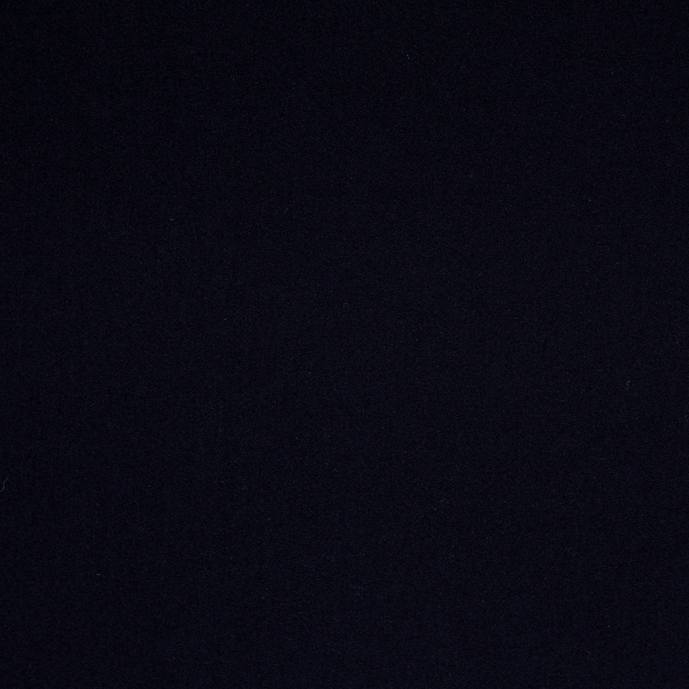 Sueded Poly Interlock Polyester Spandex Fabric - Black/White Solid, 58-60" Width (1 Yard)