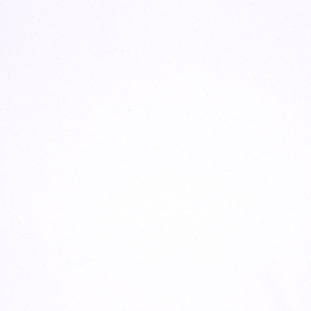 Sueded Poly Interlock Polyester Spandex Fabric - Black/White Solid, 58-60" Width (1 Yard)