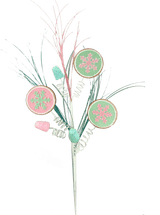 30” Snowflake Cookie Gumdrop Spray