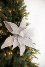 22” x 14.5" Taupe Sugar Poinsettia Stem