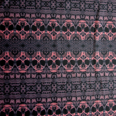 Swim Knit Nylon Lycra Sugar Skulls