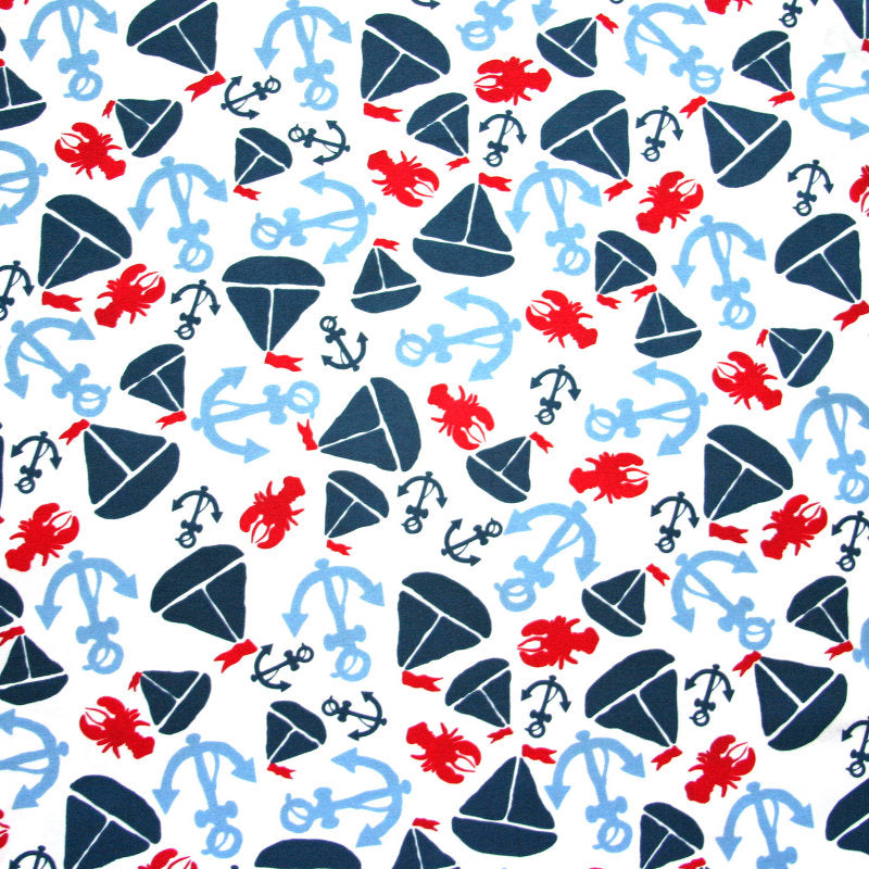 Microfiber Boardshort Fabric Summer Sailing Print