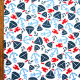 Microfiber Boardshort Fabric Summer Sailing Print
