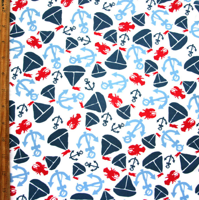 Microfiber Boardshort Fabric Summer Sailing Print