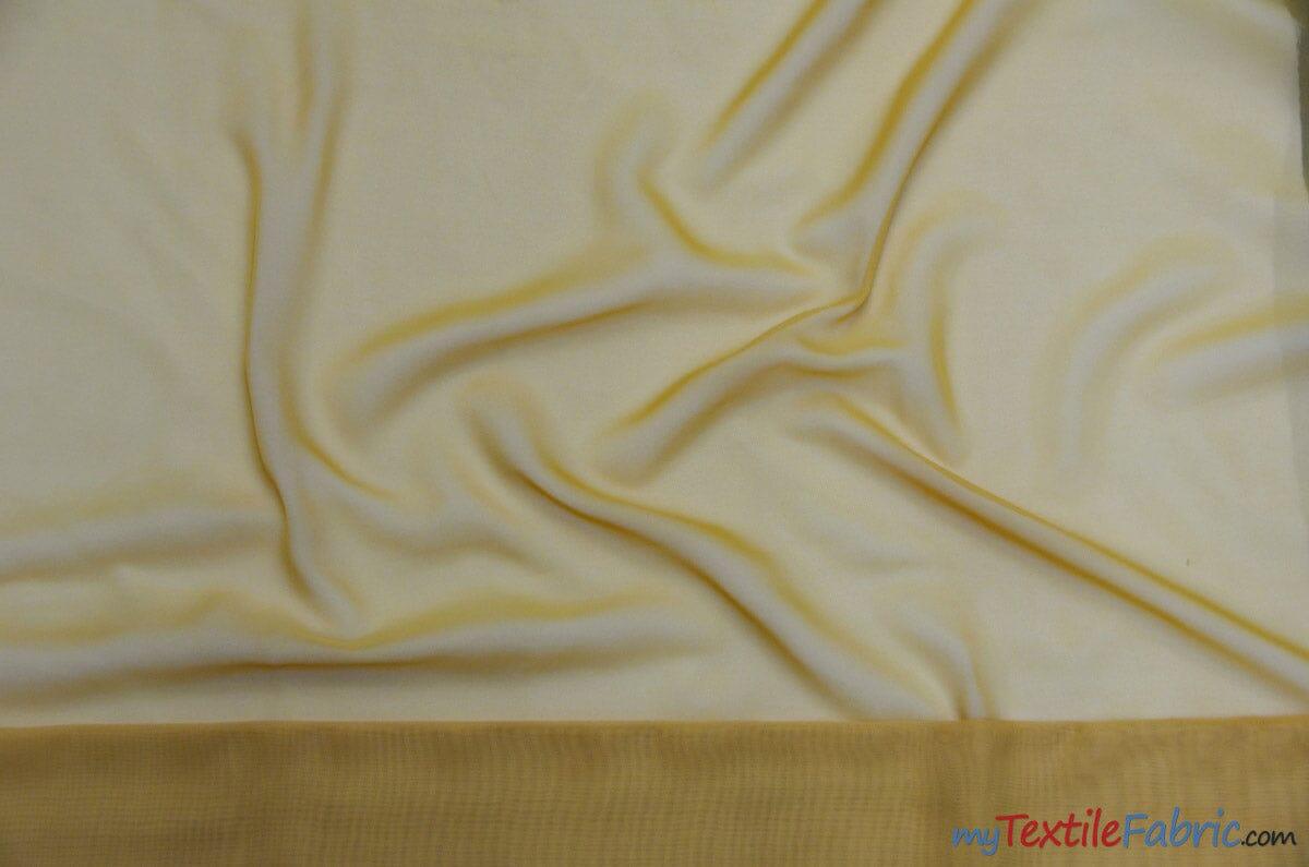 Polyester Chiffon Fabric - Super Soft, Flowy, Sheer, 58/60" Width, 100% Polyester (By The Continuous Yards & Bolts)