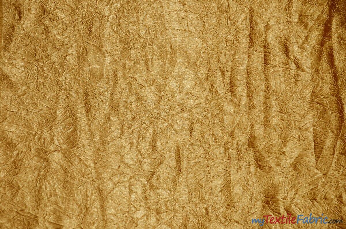 Silky Crush Satin Polyester Fabric - Crushed Charmeuse Satin, Multiple Colors, 54" Width (1 Yard)