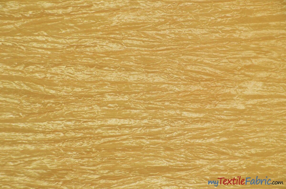 Crease Taffeta Crush Taffeta Polyester Fabric - Crushed Texture, 50/52" Width (Continuous Yards Or By Bolt)