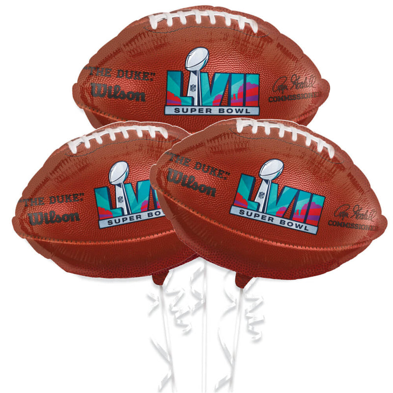 Football Balloon Bouquet Kit 18 Inch Super Bowl 57