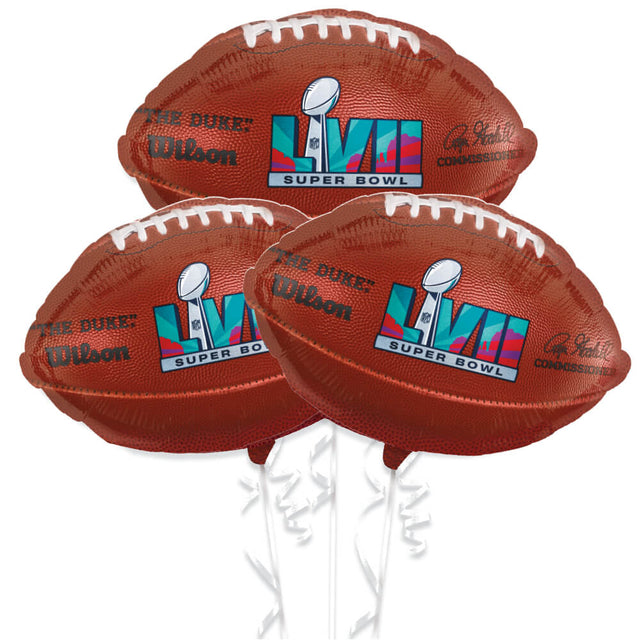 Football Balloon Bouquet Kit 18 Inch Super Bowl 57
