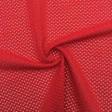 Eyelet Mesh Poly Spandex Stretch Mesh