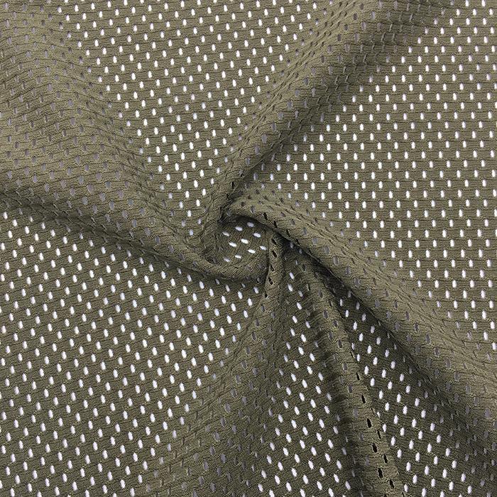 Eyelet Mesh Poly Spandex Stretch Mesh