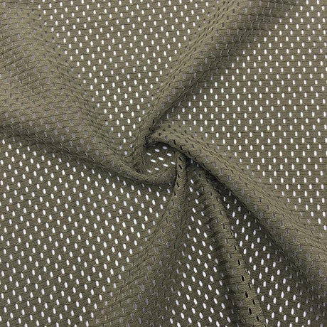 Eyelet Mesh Poly Spandex Stretch Mesh