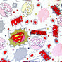 Cotton Knit Supergirl Print 15 Yard Bolt