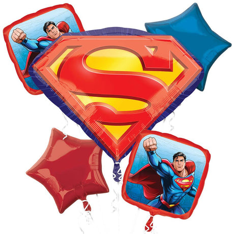 Superman Balloon Bouquet