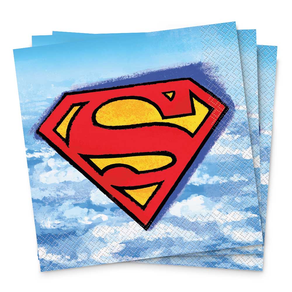 Superman Luncheon Napkins 16 Pack