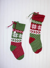 21” Cable Knit Sweater Stocking
