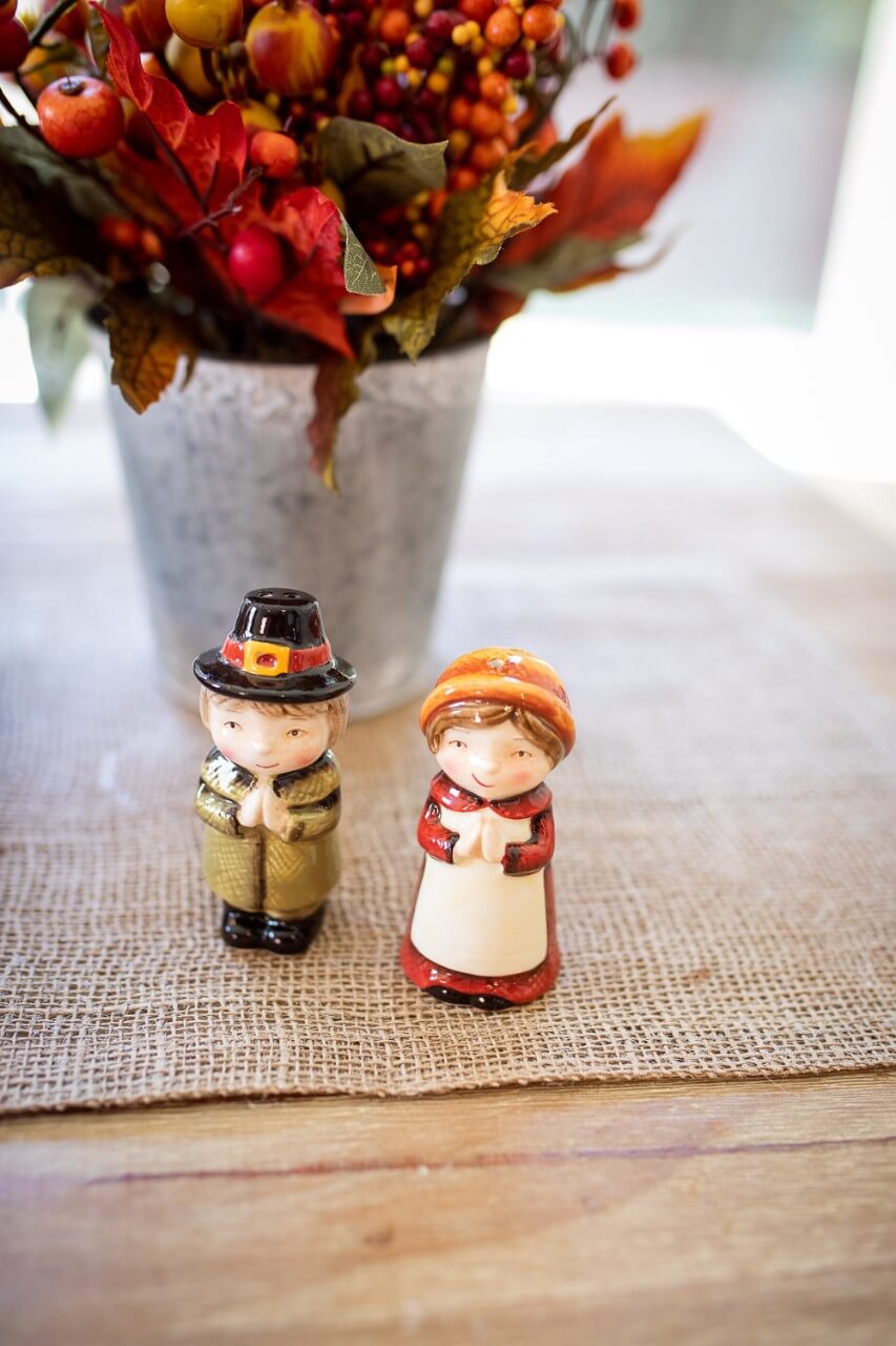 Sweet Pilgrim Salt and Pepper Shakers - Set of 2