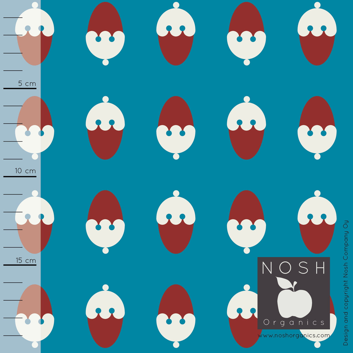 Cotton Lycra Knit Fabric Sweet Cone Petrol Blue